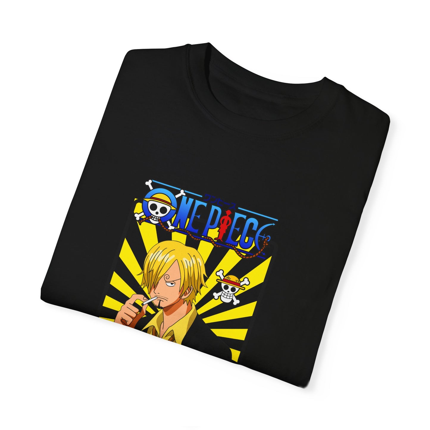 Garment-Dyed Sanji T-Shirt – One Piece The Chef’s Charm