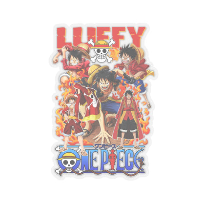 Monkey D. Luffy Evolution Kiss-Cut Sticker – One Piece Collection