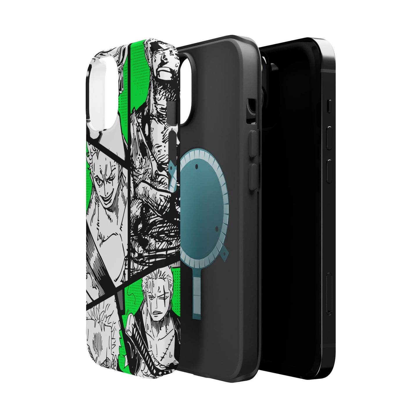 Zoro Magnetic Tough iPhone Case – Embrace the Spirit of the Swordsman