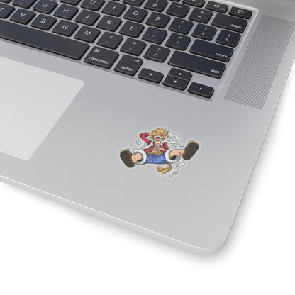 Gear 5 Luffy Sticker – Unleash Joy and Chaos