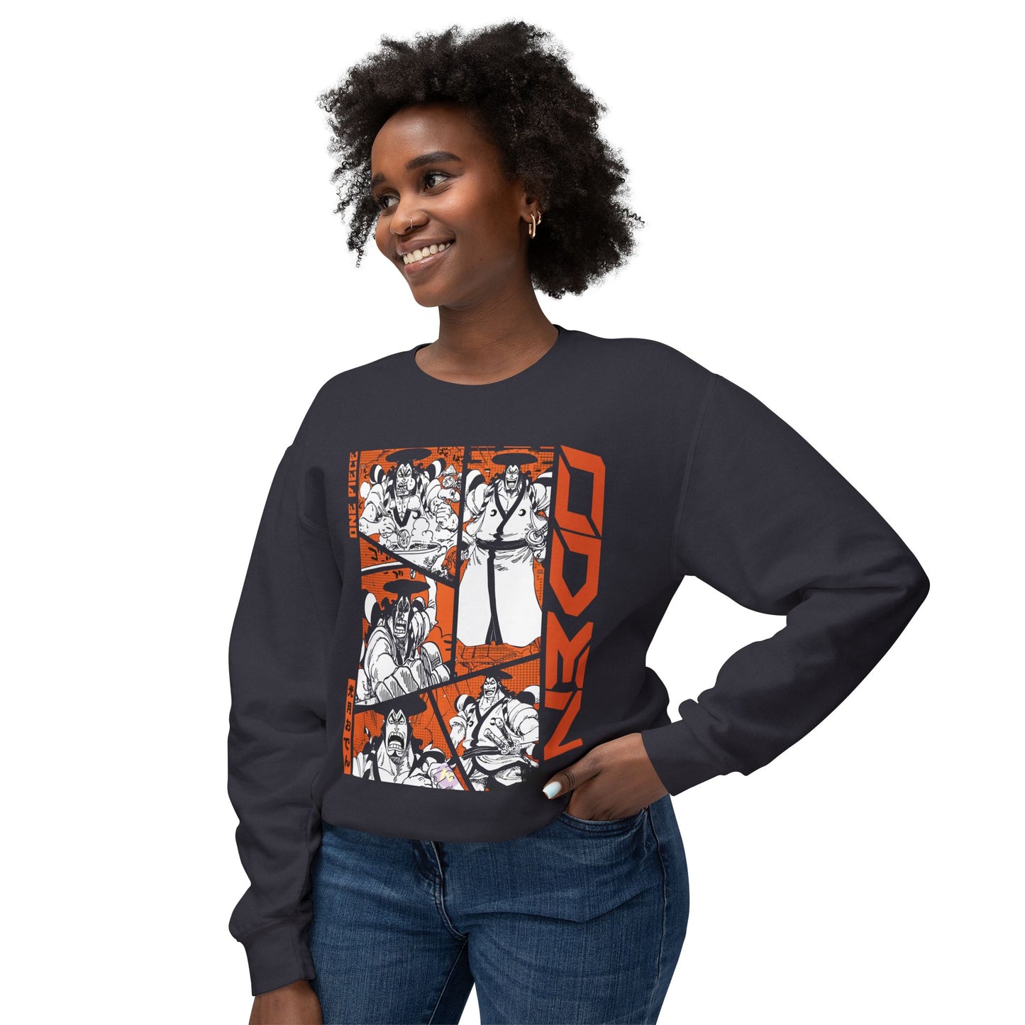 Oden Crewneck Sweatshirt - Legendary One Piece Samurai