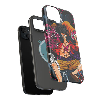 Monkey D. Luffy Magnetic Tough Case – Bold Straw Hat Captain Design