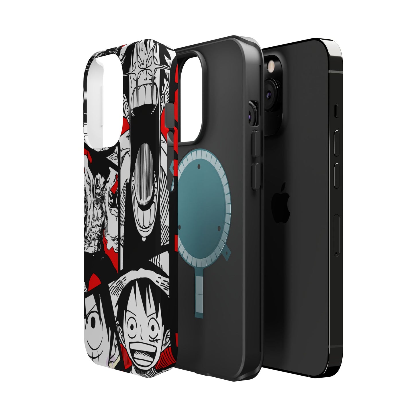 Luffy & Gear 5 Manga Tough Magnetic iPhone Case – Bold Adventure Design