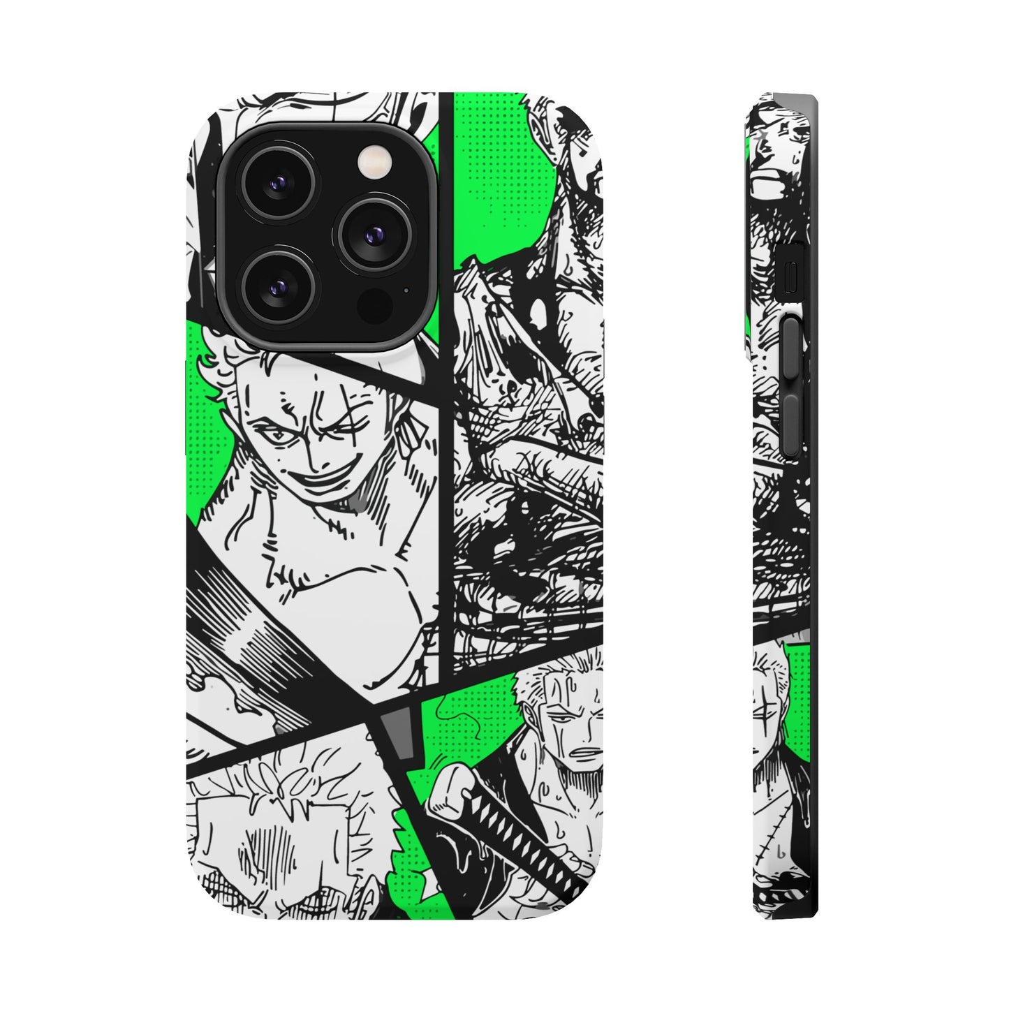 Zoro Magnetic Tough iPhone Case – Embrace the Spirit of the Swordsman