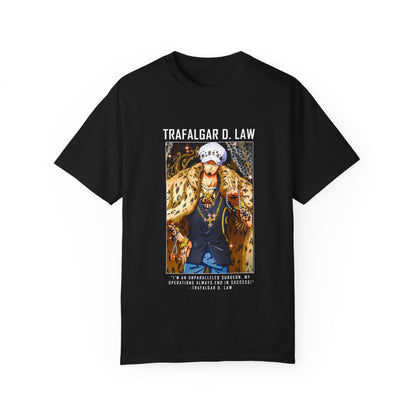 Trafalgar D. Law Garment-Dyed Unisex T-Shirt – The Surgeon of Death