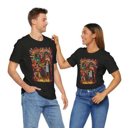 Pirate Kings Clash Tee – One Piece Yonko & Luffy Epic Battle Design