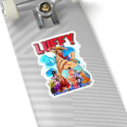 Luffy and Straw Hat Crew Dynamic Sticker