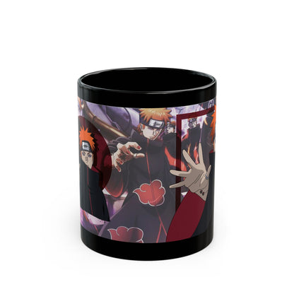 Pain (Nagato) Black Ceramic Mug - Naruto Shippuden Inspired Gift