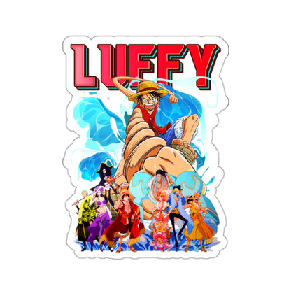 Luffy and Straw Hat Crew Dynamic Sticker