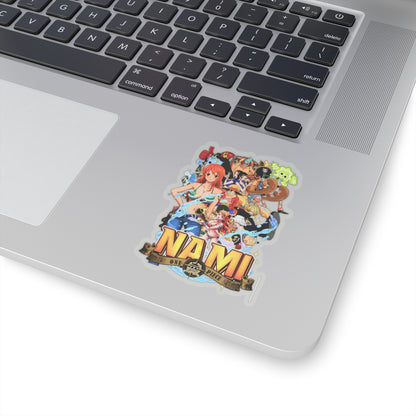 Nami & Straw Hat Crew One Piece Sticker