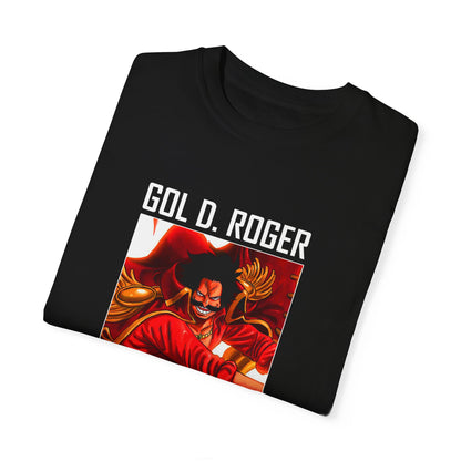 Garment-Dyed Gol D. Roger T-Shirt – One Piece Pirate King Legacy