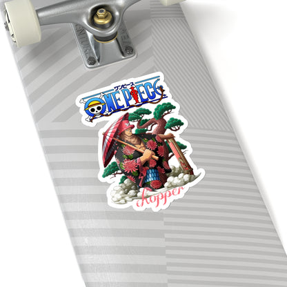 Elegant Chopper Samurai Sticker – A Unique Blend of Tradition and Charm