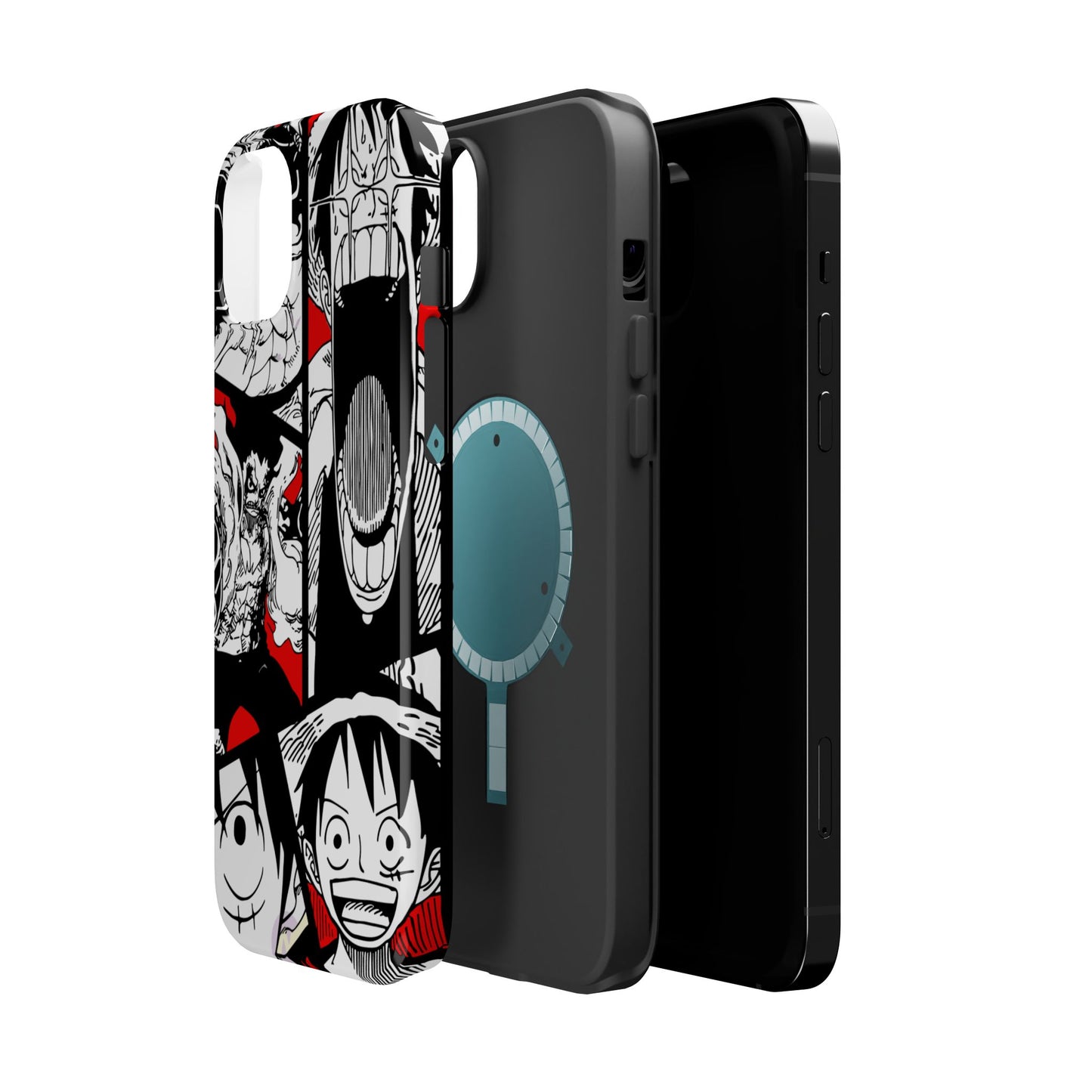 Luffy & Gear 5 Manga Tough Magnetic iPhone Case – Bold Adventure Design