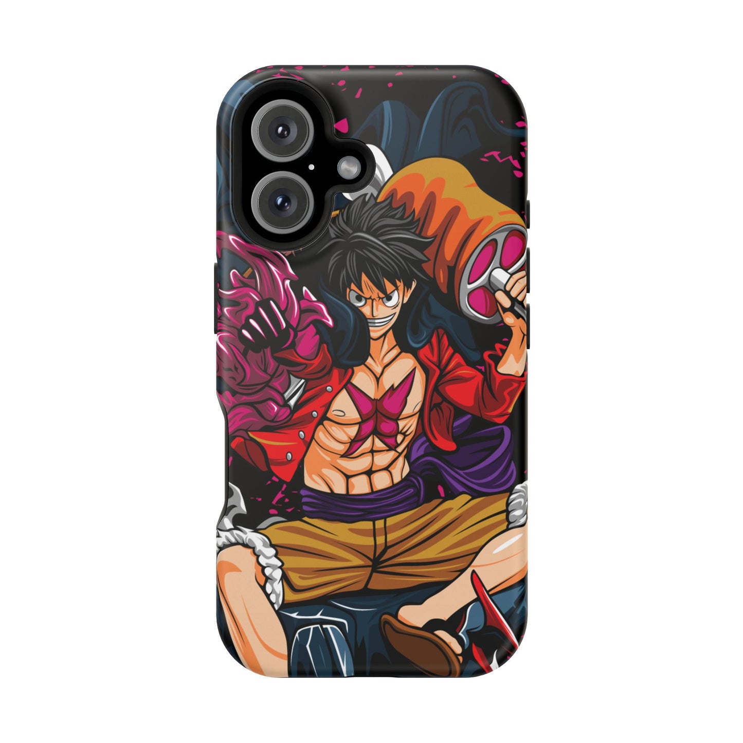 Monkey D. Luffy Magnetic Tough Case – Bold Straw Hat Captain Design