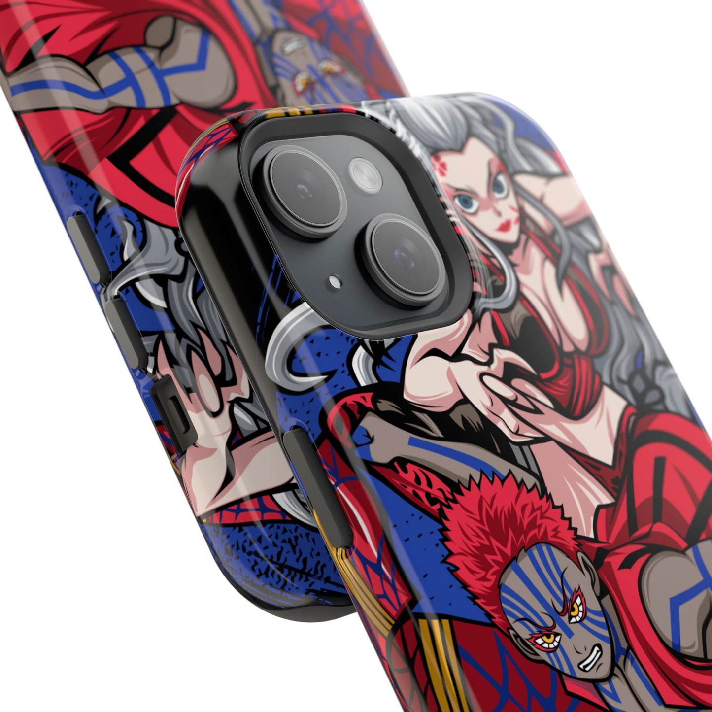 Akaza & Daki Tough Magnetic Case – Durable Anime-Inspired Design