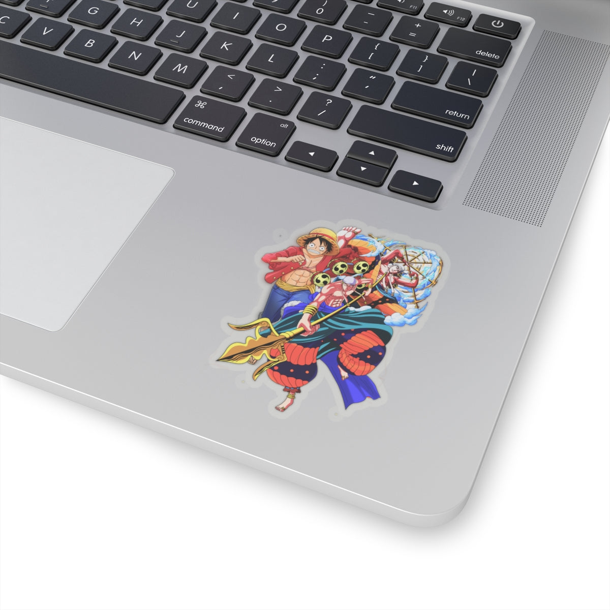 Luffy and Enel Vinyl Sticker – One Piece Showdown