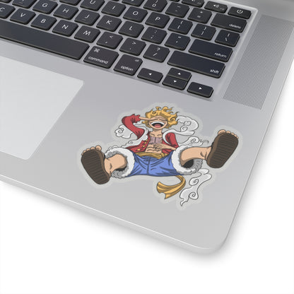 Gear 5 Luffy Sticker – Unleash Joy and Chaos