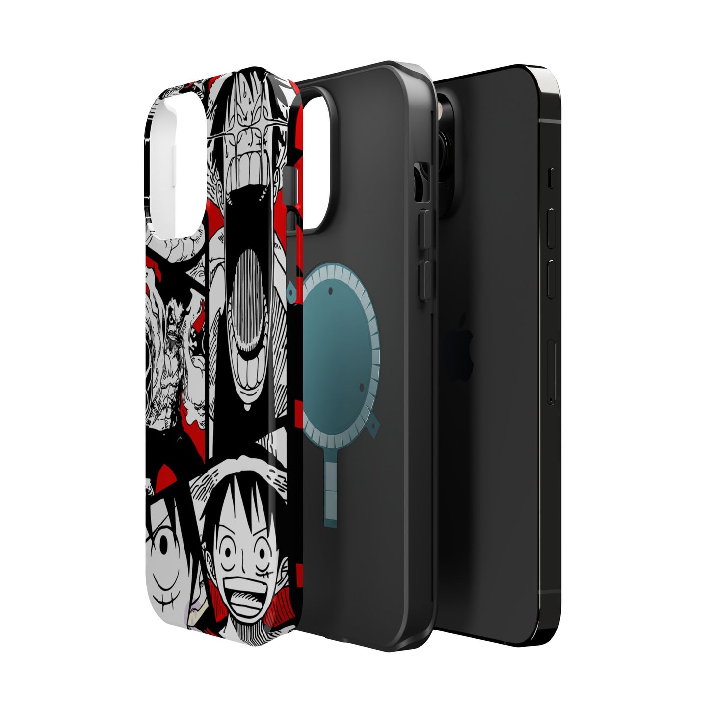 Luffy & Gear 5 Manga Tough Magnetic iPhone Case – Bold Adventure Design