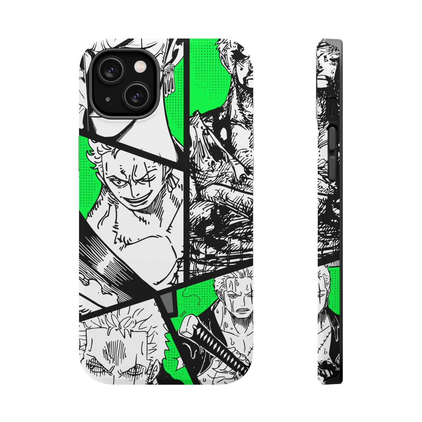 Zoro Magnetic Tough iPhone Case – Embrace the Spirit of the Swordsman