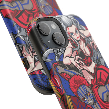 Akaza & Daki Tough Magnetic Case – Durable Anime-Inspired Design