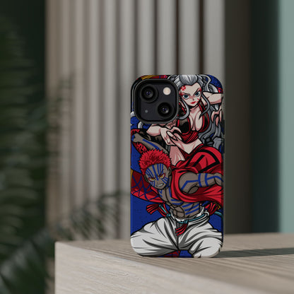 Akaza & Daki Tough Magnetic Case – Durable Anime-Inspired Design