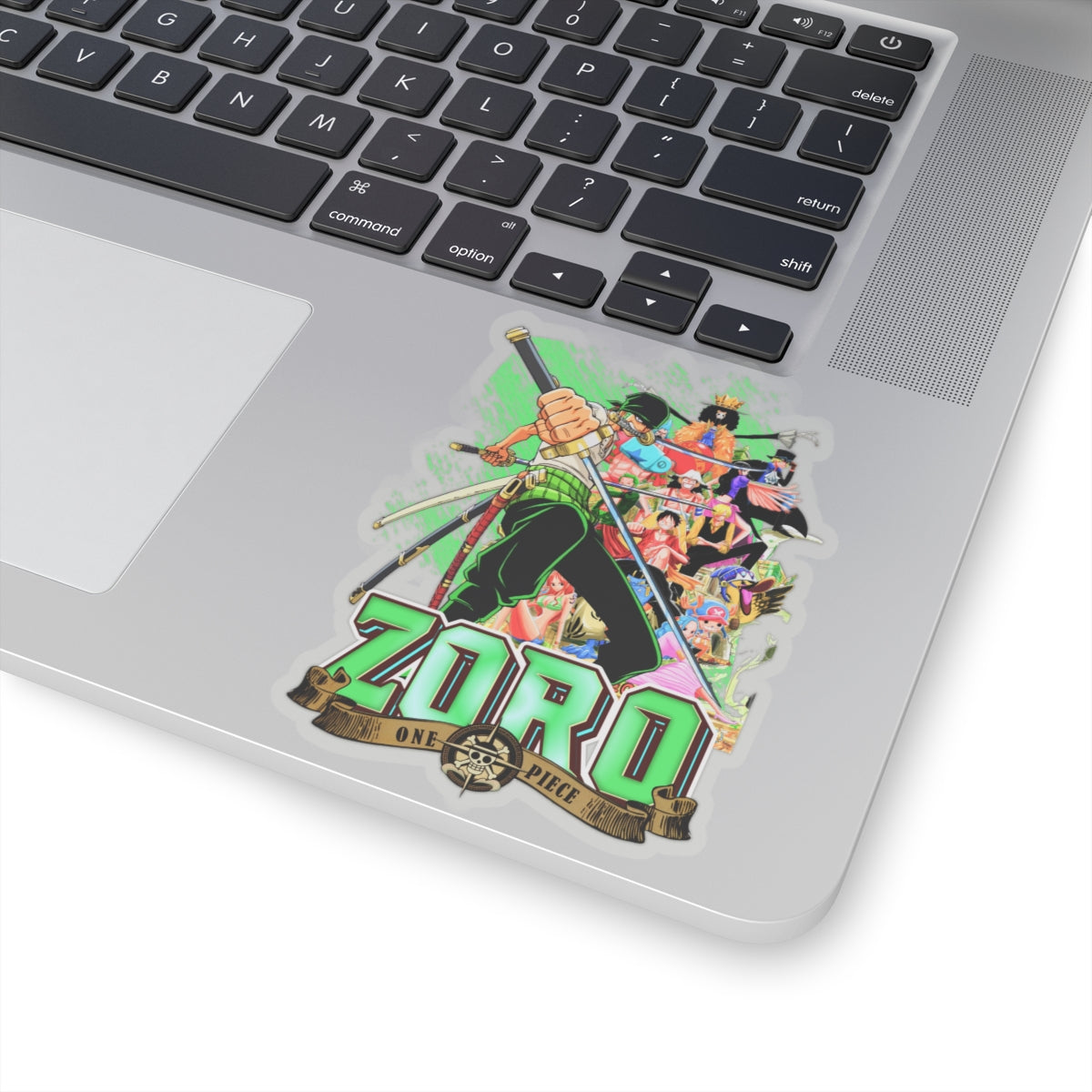 Zoro Epic Montage Sticker – Unleash the Swordsman’s Spirit