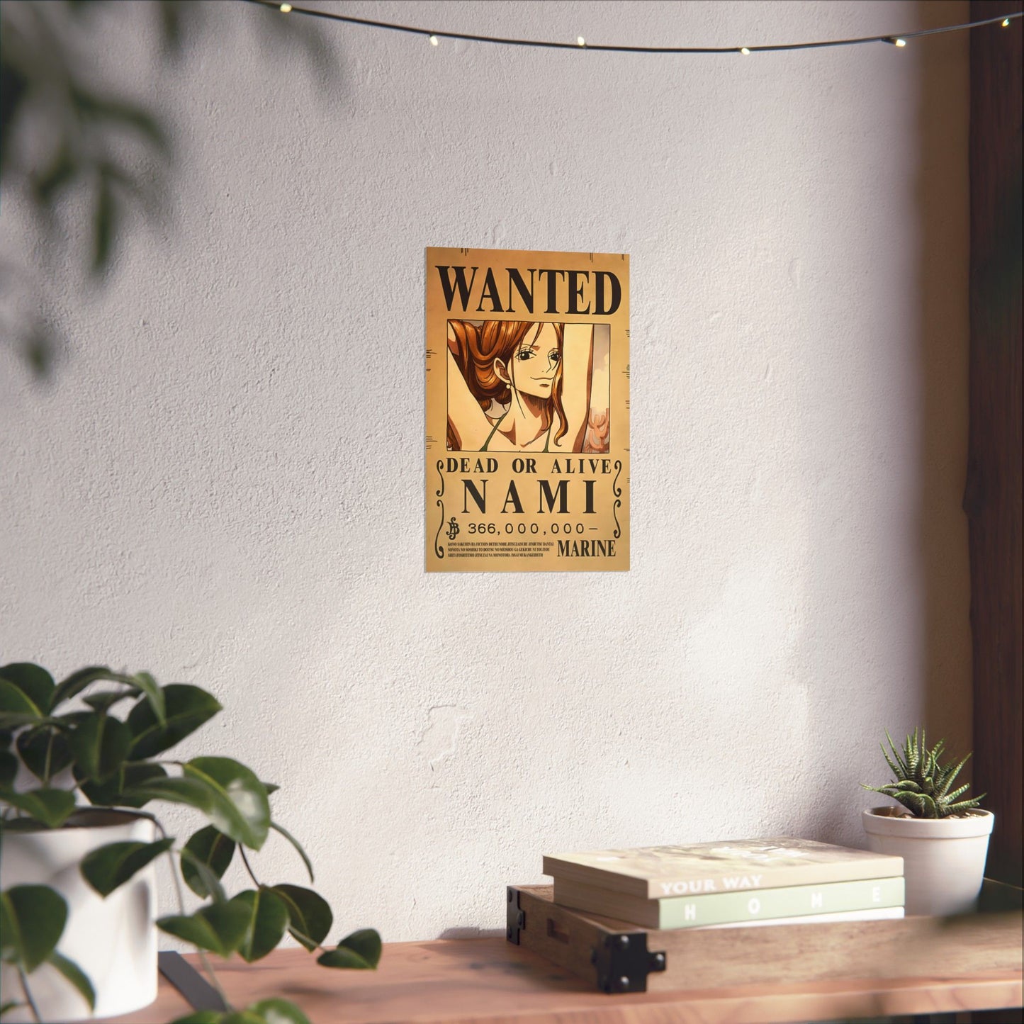 One Piece Nami Wanted Poster - Premium Matte Art Print