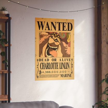 One Piece Big Mom Wanted Poster - Premium Matte Art Print