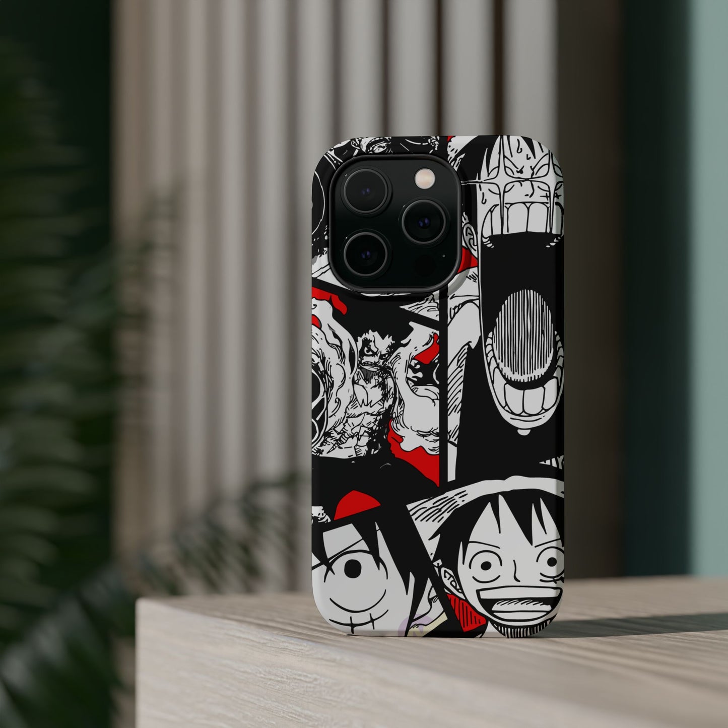 Luffy & Gear 5 Manga Tough Magnetic iPhone Case – Bold Adventure Design