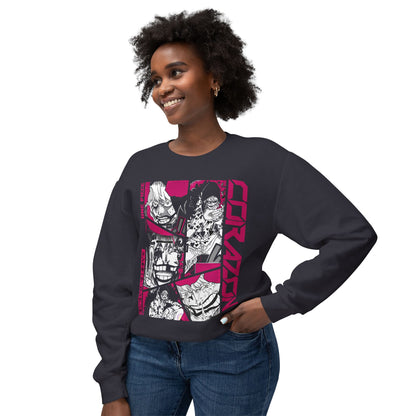 Corazon Crewneck Sweatshirt - One Piece's Noble Sacrifice