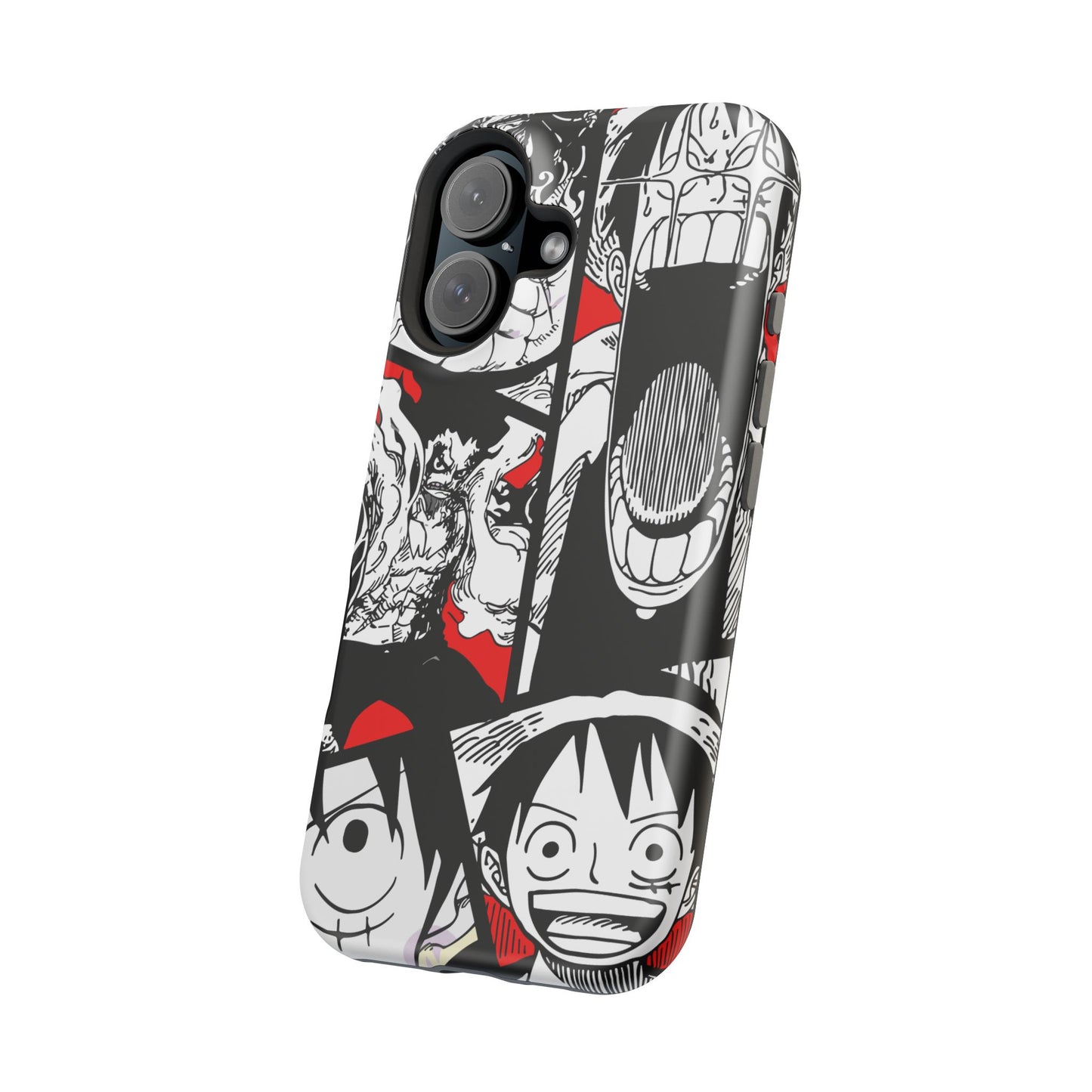 Luffy & Gear 5 Manga Tough Magnetic iPhone Case – Bold Adventure Design