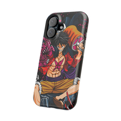 Monkey D. Luffy Magnetic Tough Case – Bold Straw Hat Captain Design