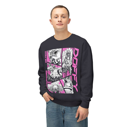 Doflamingo Crewneck Sweatshirt - One Piece’s Warlord of Chaos