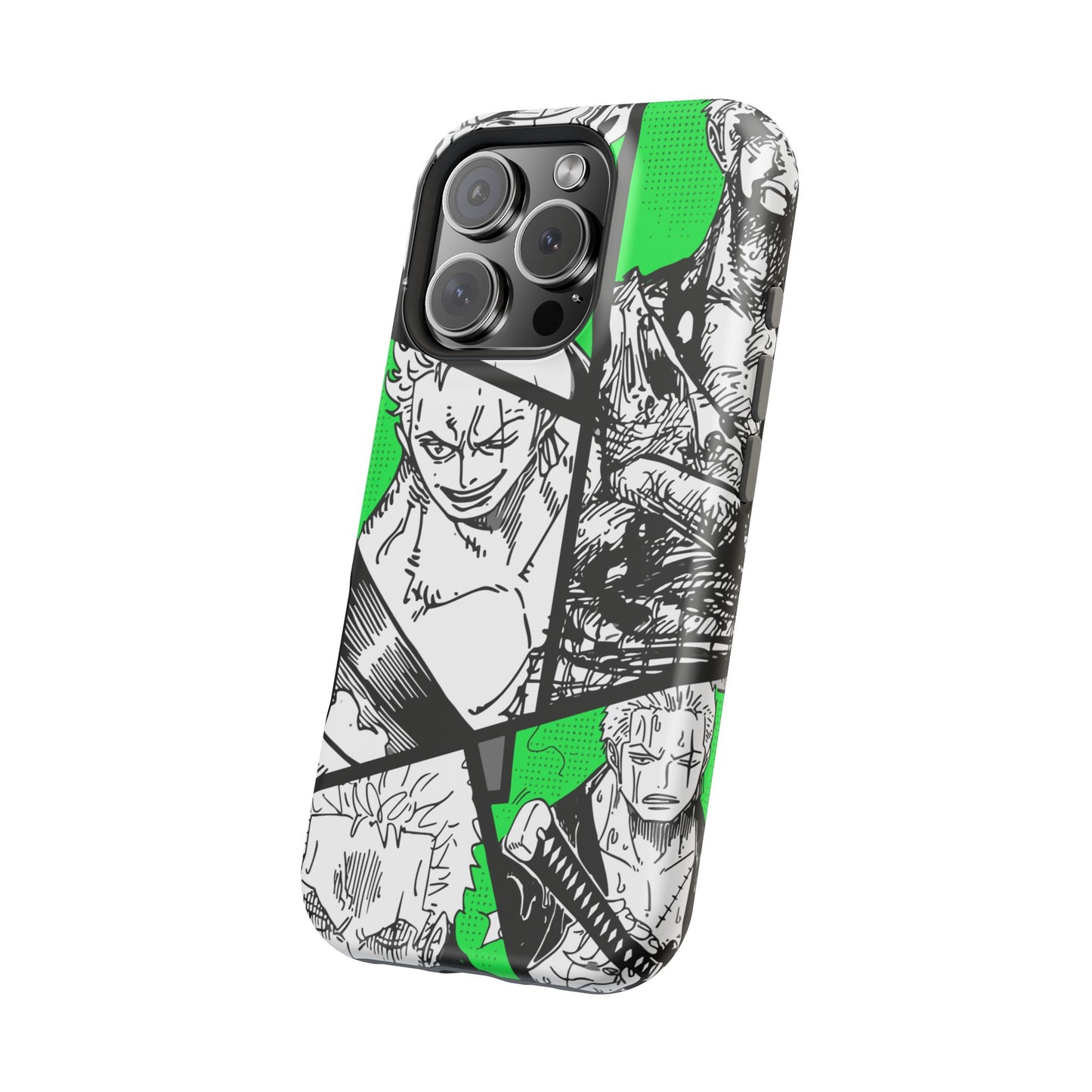 Zoro Magnetic Tough iPhone Case – Embrace the Spirit of the Swordsman