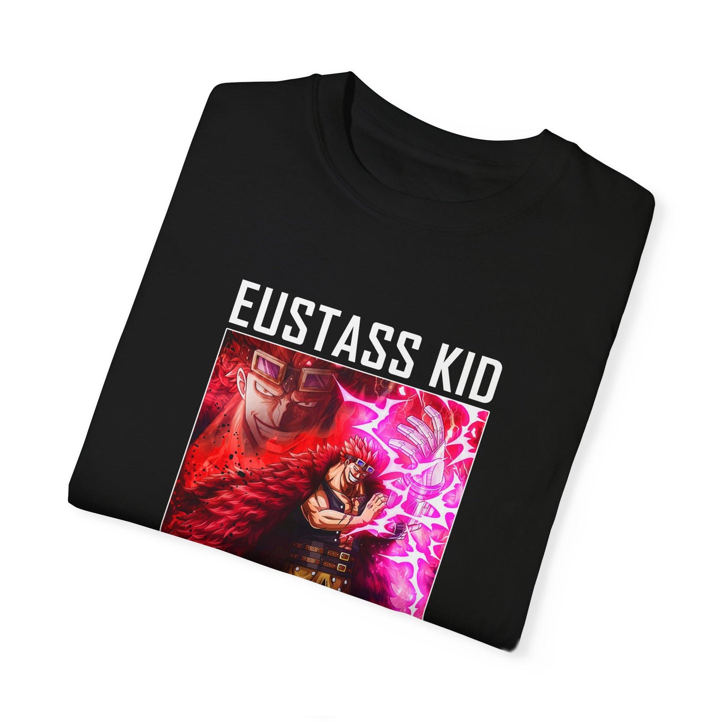 Garment-Dyed Eustass Kid T-Shirt – One Piece Ruthless Captain Design