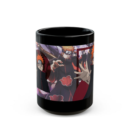 Pain (Nagato) Black Ceramic Mug - Naruto Shippuden Inspired Gift