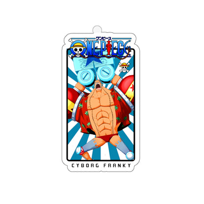 Cyborg Franky Vinyl Sticker – One Piece’s Shipwright Extraordinaire