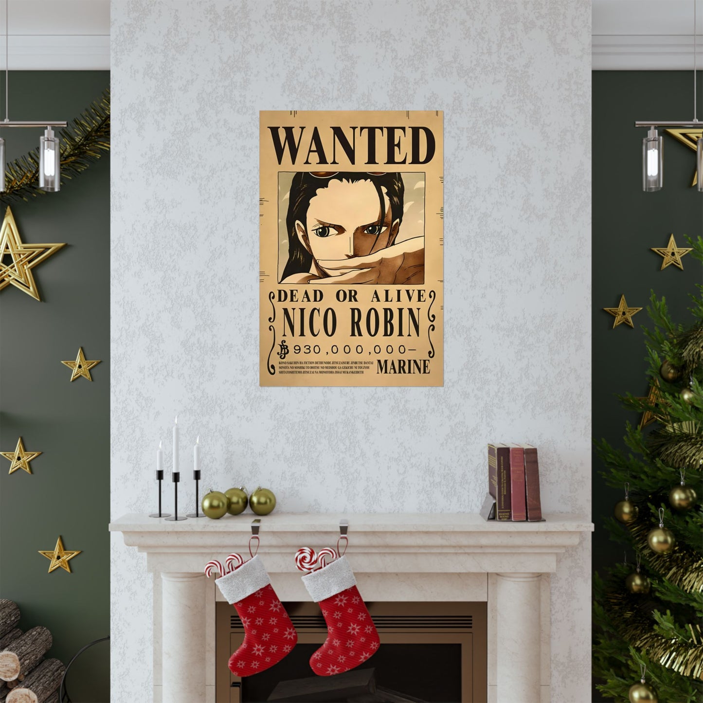 One Piece Nico Robin Wanted Poster - Premium Matte Art Print