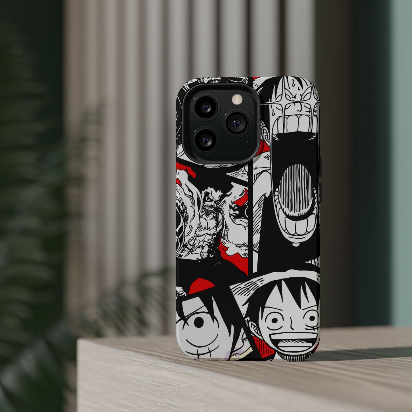 Luffy & Gear 5 Manga Tough Magnetic iPhone Case – Bold Adventure Design