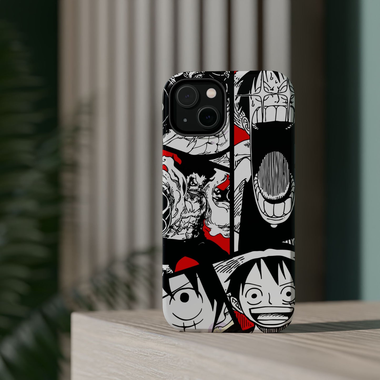 Luffy & Gear 5 Manga Tough Magnetic iPhone Case – Bold Adventure Design