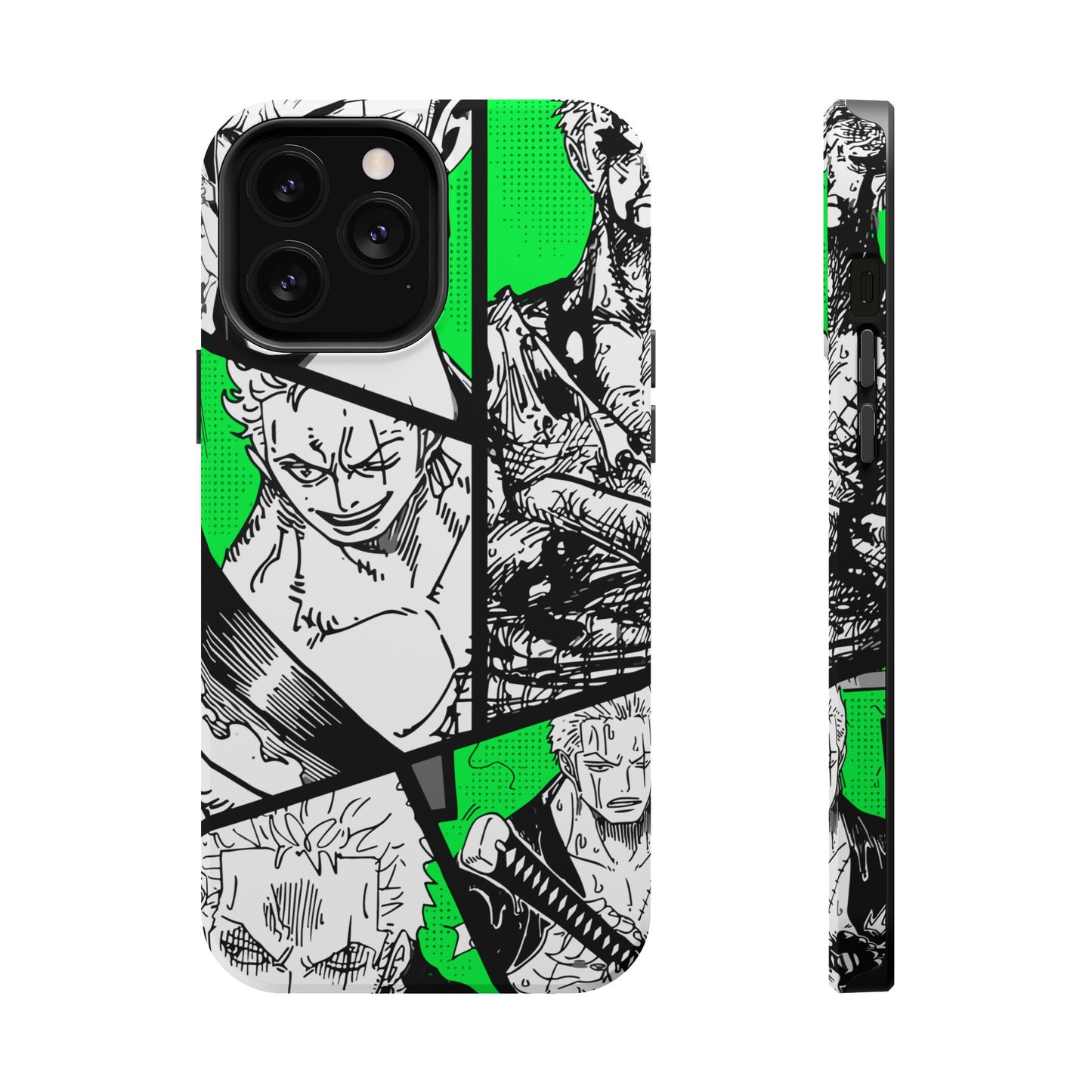 Zoro Magnetic Tough iPhone Case – Embrace the Spirit of the Swordsman