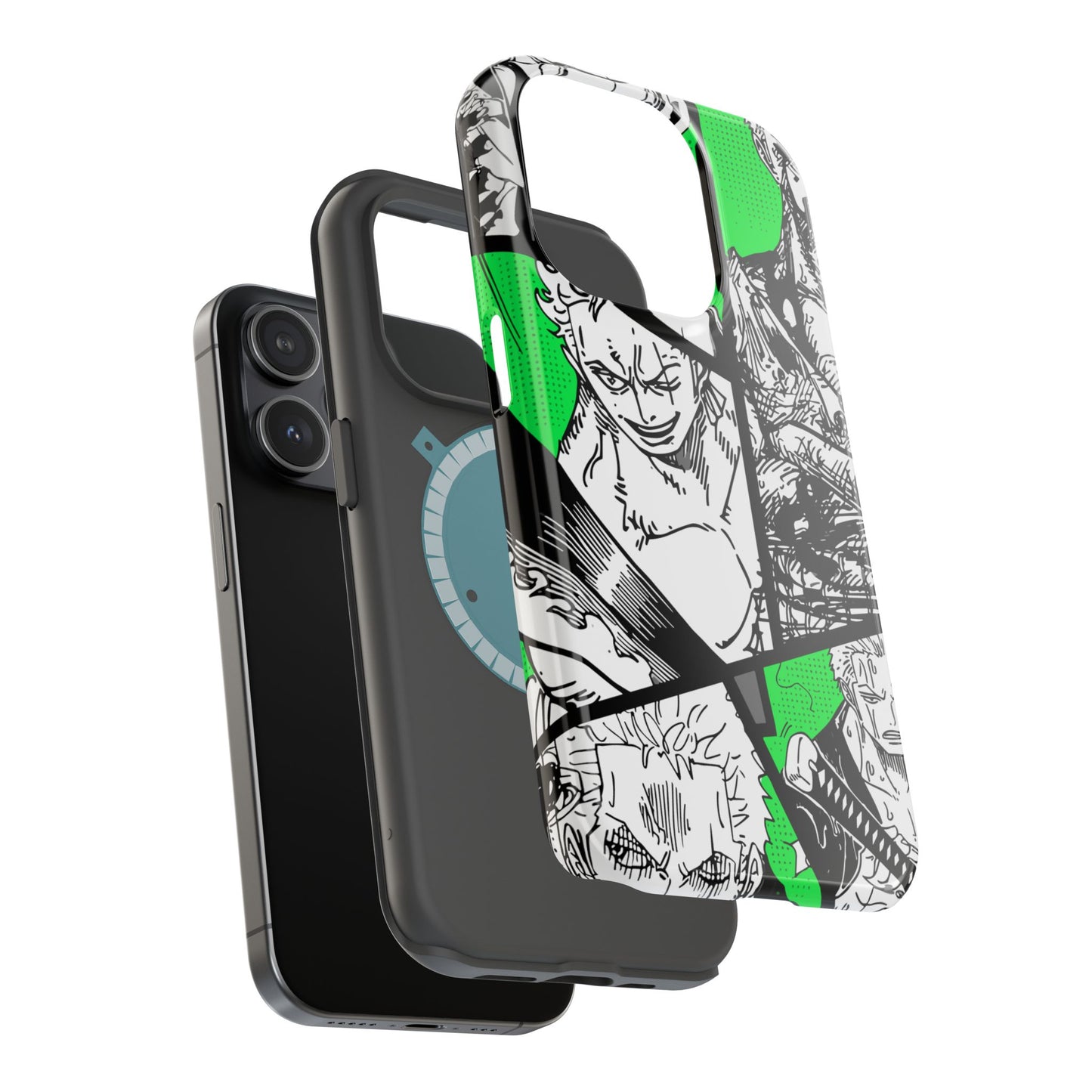 Zoro Magnetic Tough iPhone Case – Embrace the Spirit of the Swordsman