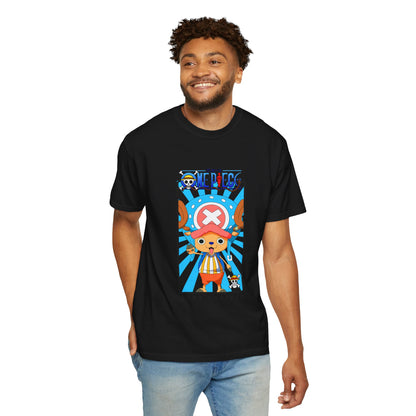 Garment-Dyed Chopper T-Shirt – One Piece Heartwarming Reindeer Hero