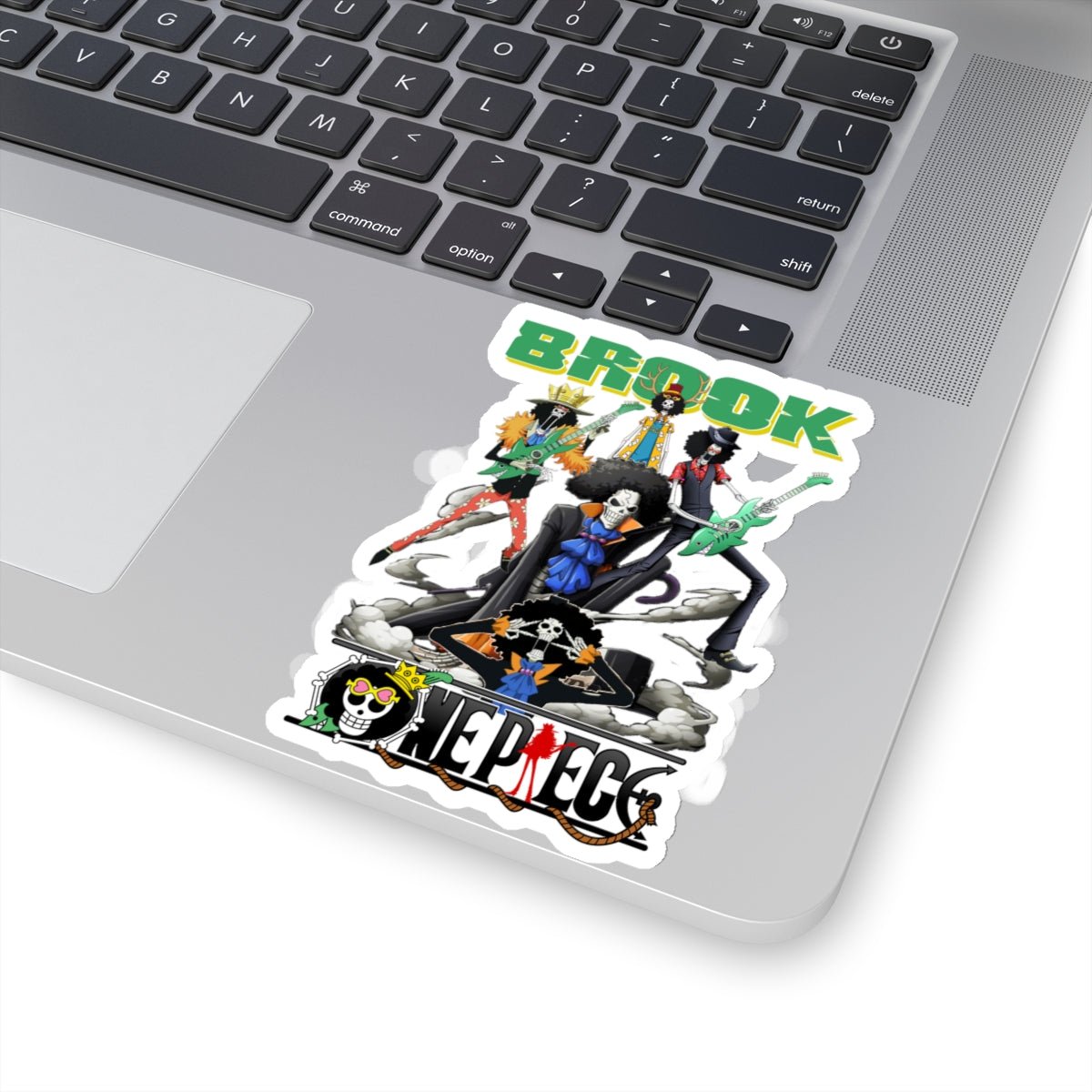 Brook One Piece Kiss - Cut Sticker - Premium Vinyl for Anime Fans - AnimeKraf.com