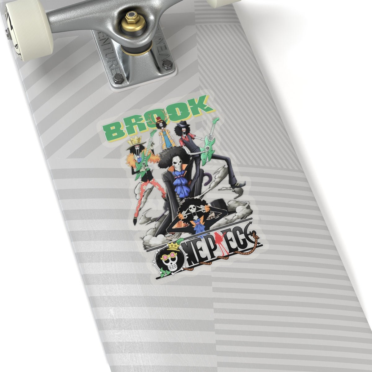 Brook One Piece Kiss - Cut Sticker - Premium Vinyl for Anime Fans - AnimeKraf.com