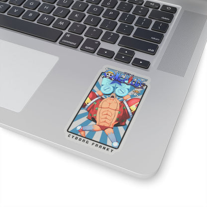 Cyborg Franky Vinyl Sticker – One Piece’s Shipwright Extraordinaire - AnimeKraf.com