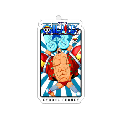 Cyborg Franky Vinyl Sticker – One Piece’s Shipwright Extraordinaire - AnimeKraf.com