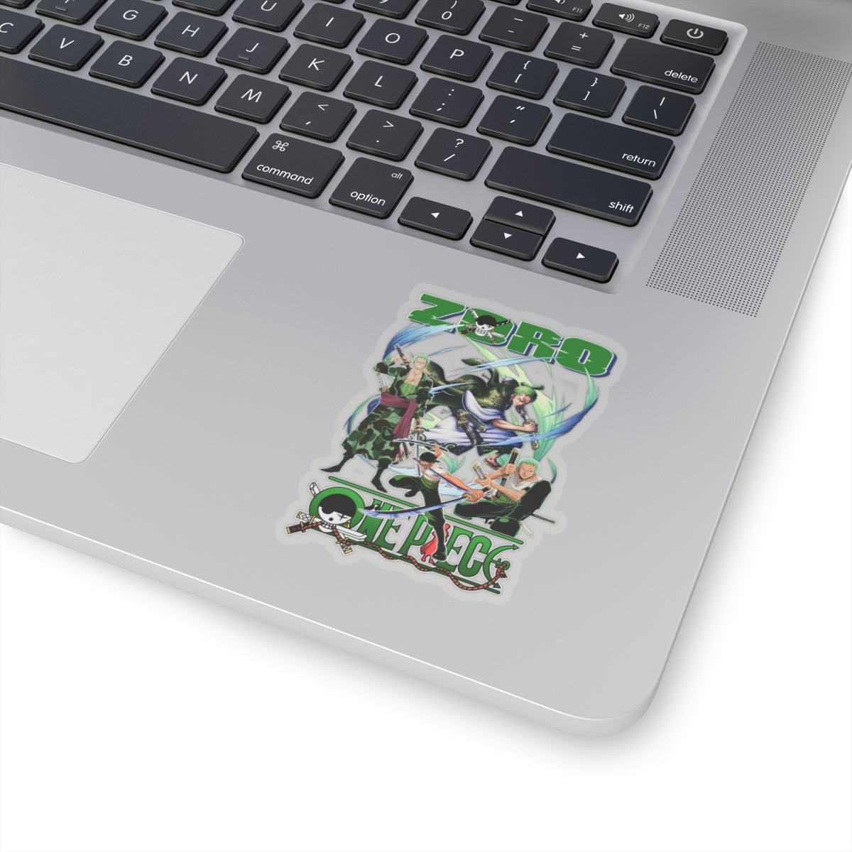 Epic Zoro Collage Sticker – Unite the Power of the Pirate Hunter - AnimeKraf.com