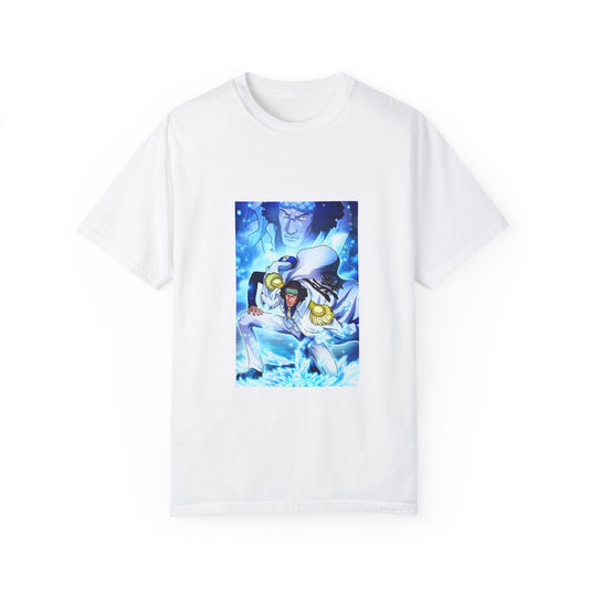 Garment - Dyed Aokiji T-Shirt – One Piece Ice Admiral’s Justice - AnimeKraf.com