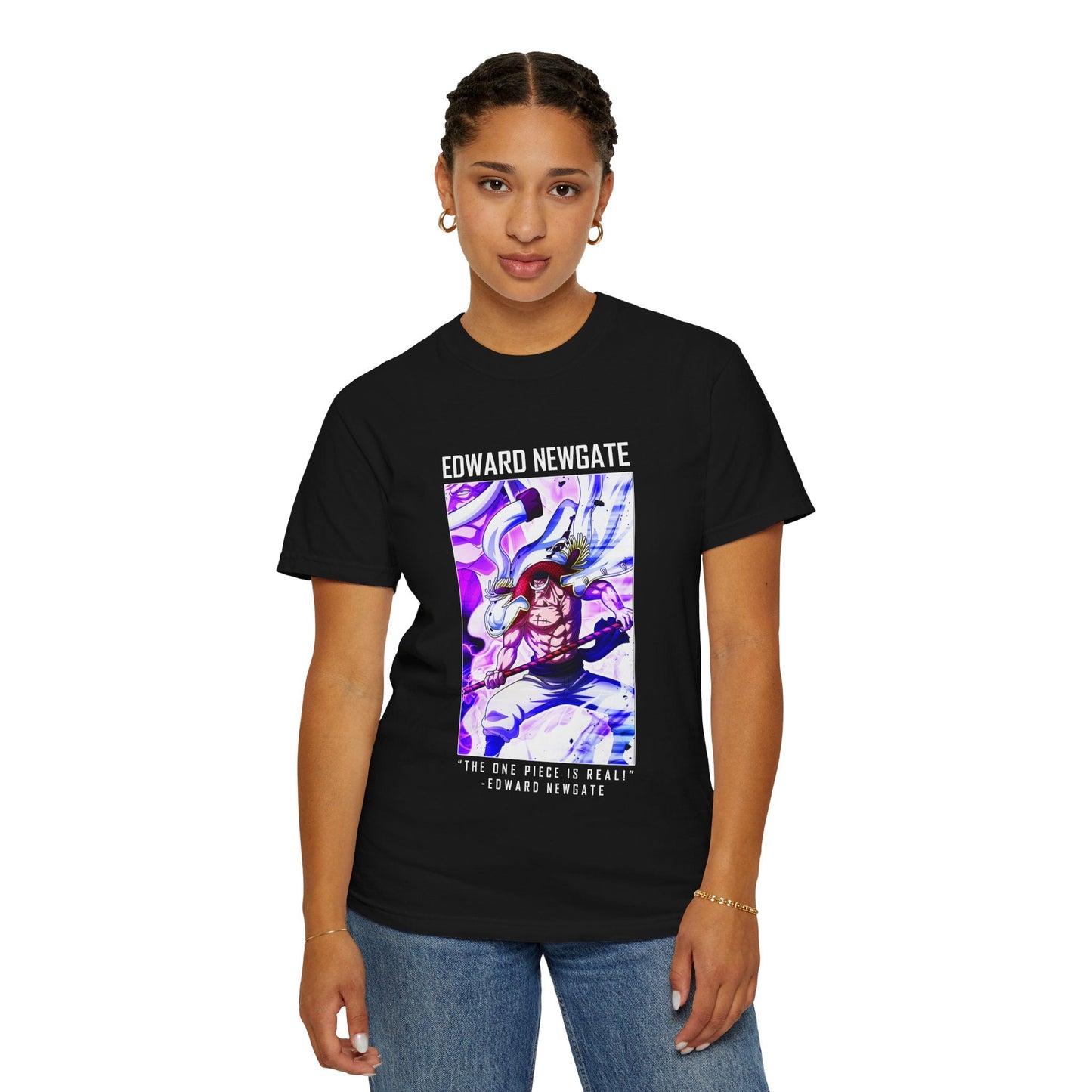 Garment - Dyed Edward Newgate T-Shirt – One Piece Whitebeard Tribute - AnimeKraf.com